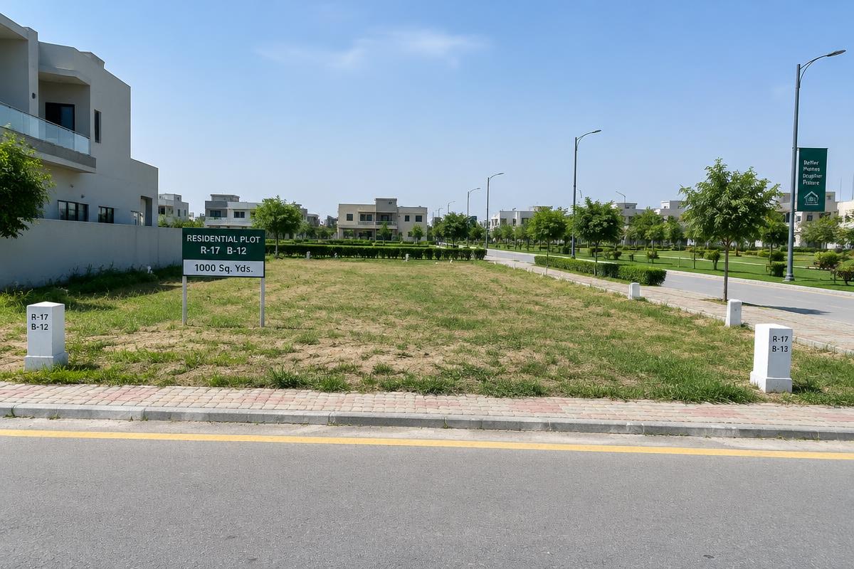 5 Marla Plot for Sale in Central Park Housing Scheme